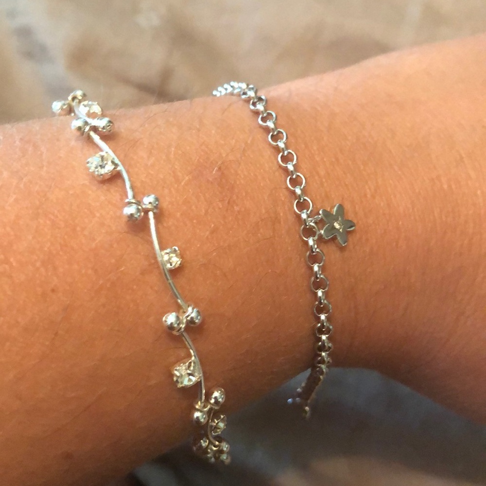 Two Silver Bracelets. - image 1